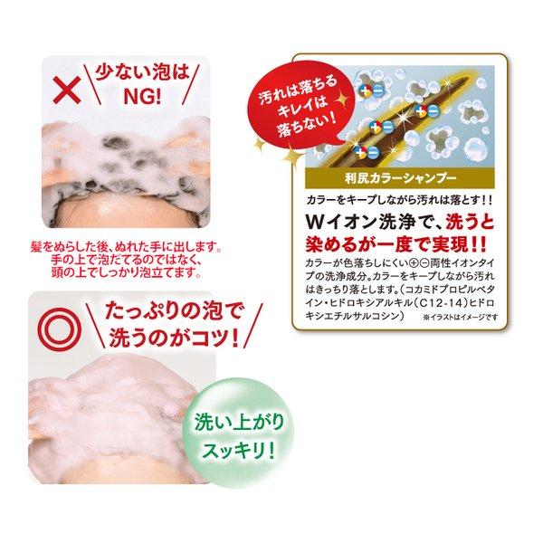 無添加 ノンシリコーン 利尻 ヘアカラー シャンプー 【送料無料】ピュール 利尻カラーシャンプー ブラック(200mL)