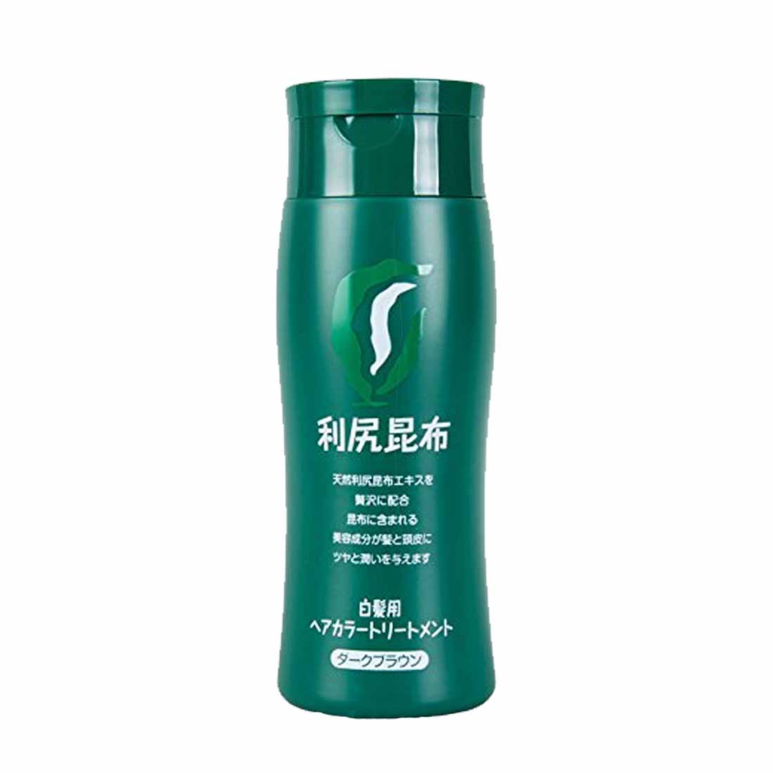 【送料無料】利尻ヘアカラートリートメント ダークブラウン 200g ピュール